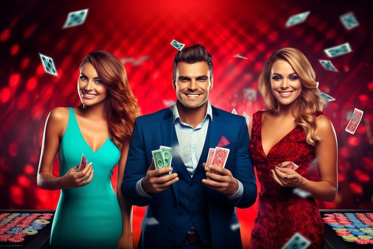 Tampilan layar Infinite Blackjack dengan dealer langsung di kasino markas303